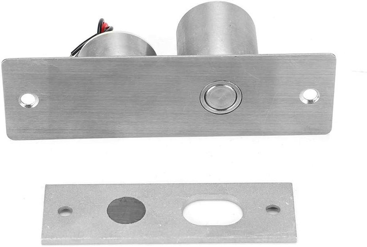Elektrisch Insteekslot - Veiligheidsslot Deur - Toegangscontrole - Ultragelaag Stroomverbruik - 14 x 6 x 5 cm - Zilver