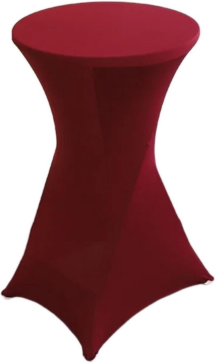 Ronde statafelhoes - Cocktail tafelkleed - Feest decoratie - Gladde spandex pasvorm - 60x110 cm - Kleur 2