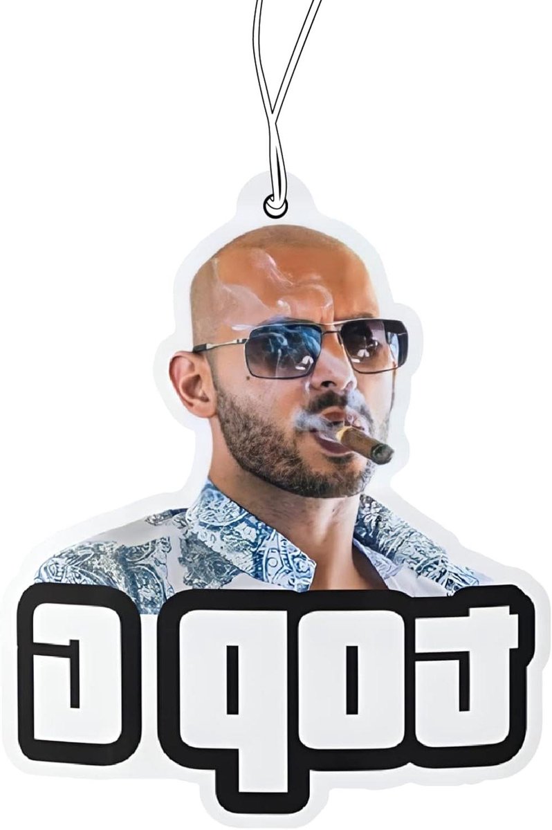 Geurboom Auto - Luchtverfrisser Auto - Auto Opfrissen - Grappig Design - Set van 2 - Zwart