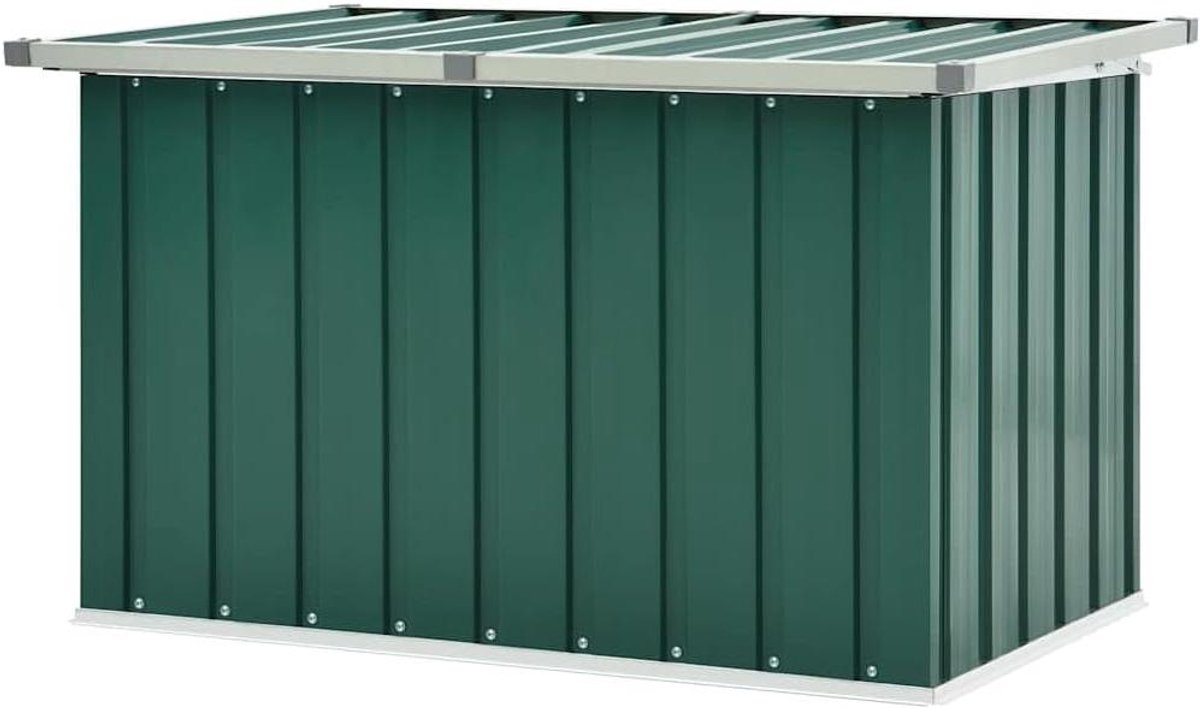 Opbergkist Tuin - Tuinkist Kussenbox - Tuin Organiseren - Verzinkt Staal - 109 x 67 x 65 cm - Groen