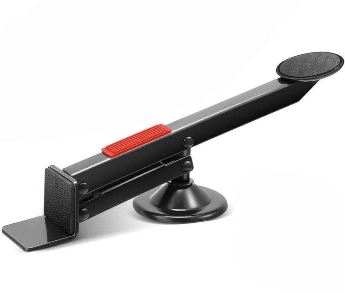 Voetbediening Hefkrik - Gereedschap Deurlifter - Meubellift - RVS - 360° Rotatie - tot 100 KG - Zwart