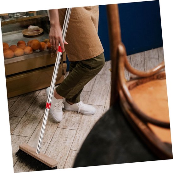Vervangende Dweilstok - Dweilhandvat Dweilsteel - Huishoudelijk Schoonmaken - Verstelbare Lengte - 146 cm - Multi — afbeelding 2