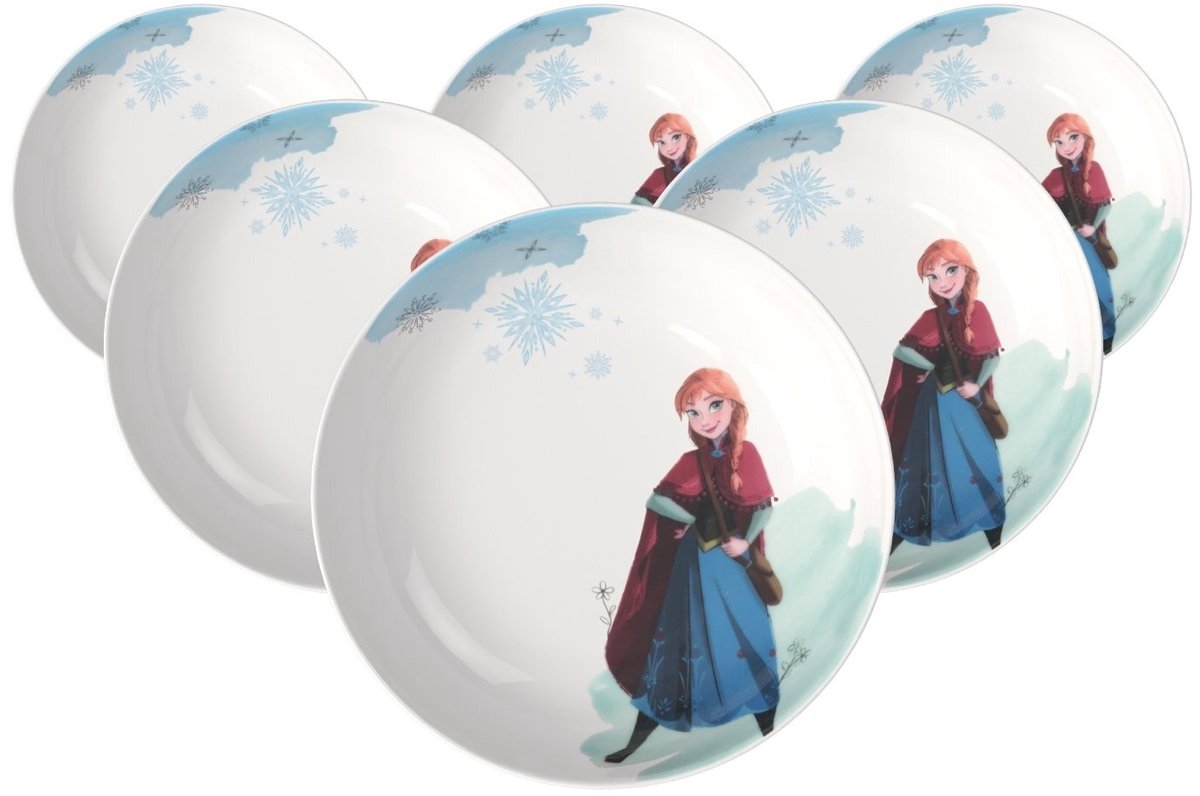 Suppenteller Disney Frozen ø 18,7 cm Set van 6