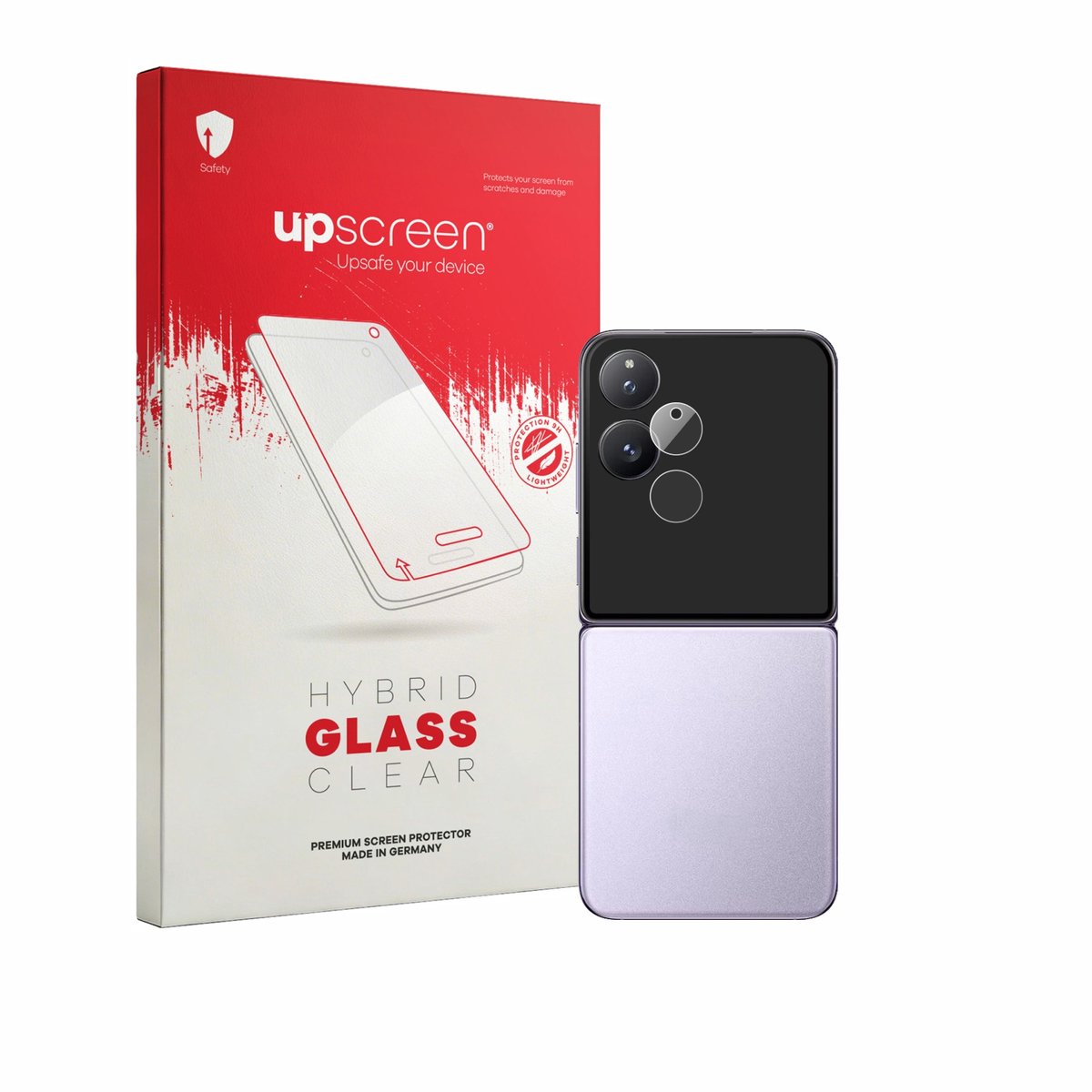 upscreen - Screenprotector voor Xiaomi MIX Flip (ALLEEN Camera) - Folie Beschermfolie Beschermglas transparant
