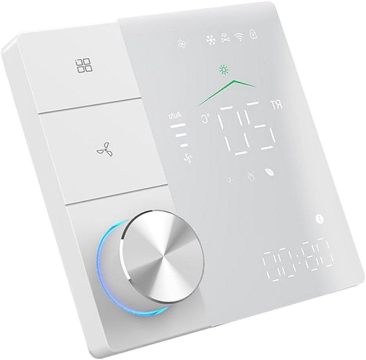 Wifi Thermostaat - Klimaatregelaar Slim - Energie Besparen - App Bediening - 11 x 10 x 7 cm - Wit