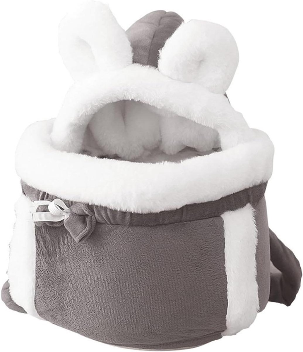 Kattendraagtas - Reismand Kat - Huisdieren Vervoeren - Verbreed Ontwerp - M (tot 3kg) - Grijs