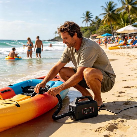 Adapter Pomp Paddleboard - Opblaasgereedschap Surfplank - Outdoor Avonturen - Lichtgewicht Compact Ontwerp - 7-delige set - Niet gespecificeerd — afbeelding 2