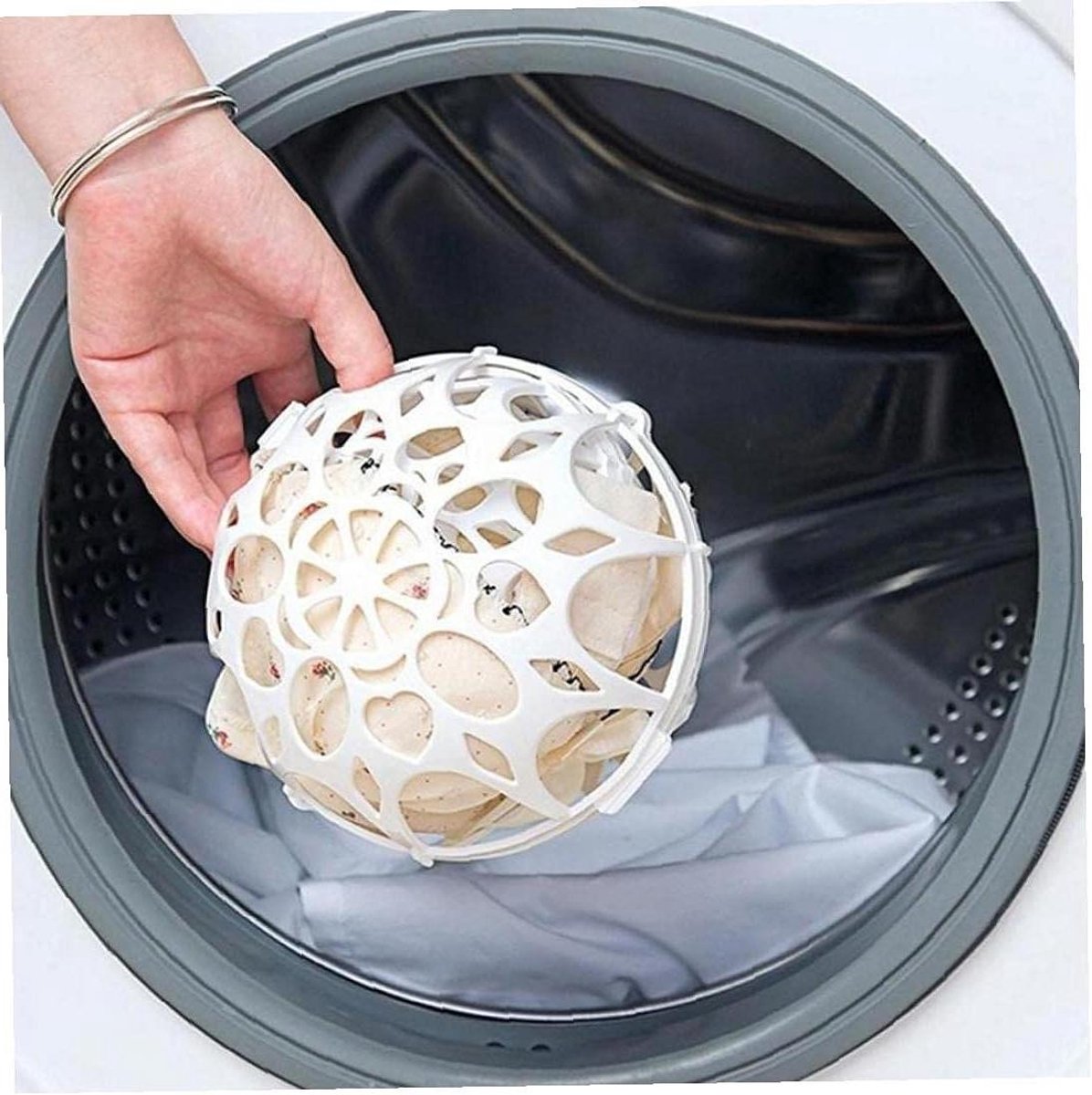 BH Waszak - Beha Beschermer - Wasmachine Gebruik - Dubbele Sferische Vorm - 16x15 cm - Willekeurig