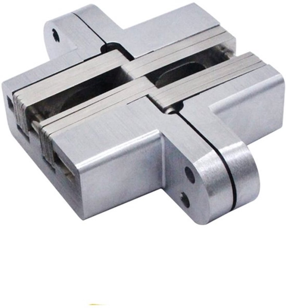 Verborgen Kruis Scharnier 25x118mm Roestvrij Staal Onzichtbare Vouwdeur Verborgen Kruis Scharnieren,Kast Kast Houten Deur Scharnier