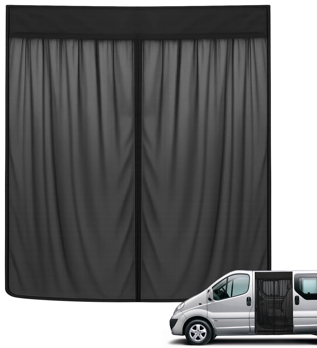 Dailygoods - Magnetisch Insectennet voor Opel Vivaro 19-25 - Makkelijk te Installeren