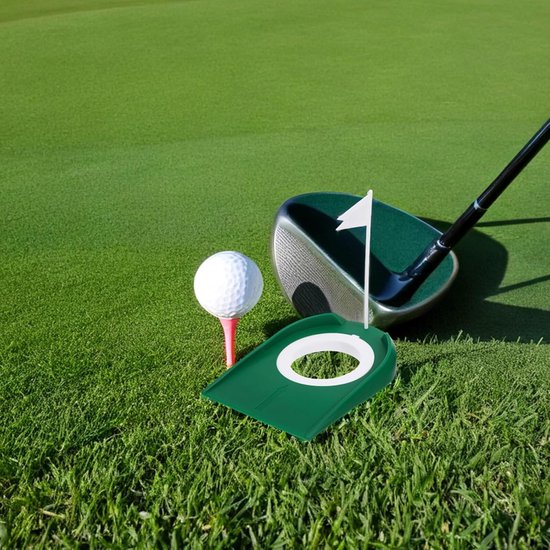 Golf Putting Set - Putting Trainer - Golf Vaardigheden Verbeteren - Afneembare Oefenbekers - 18 x 13.3 cm - Groen van GOLF — afbeelding 5