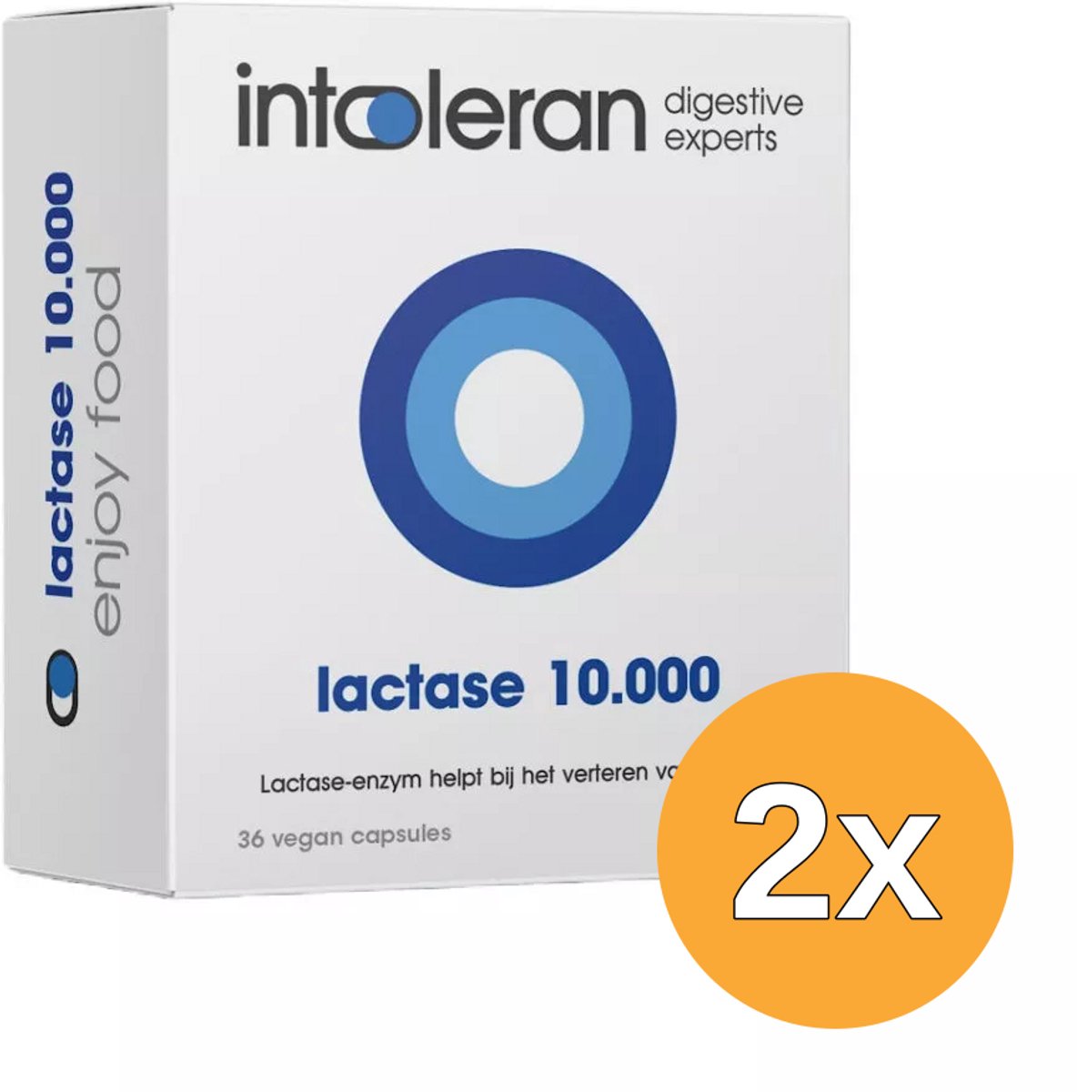 2x Intoleran Lactase 10.000 (36 capsules)