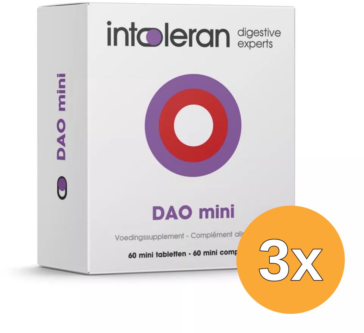 3x Intoleran DAO mini (60 tabletten)