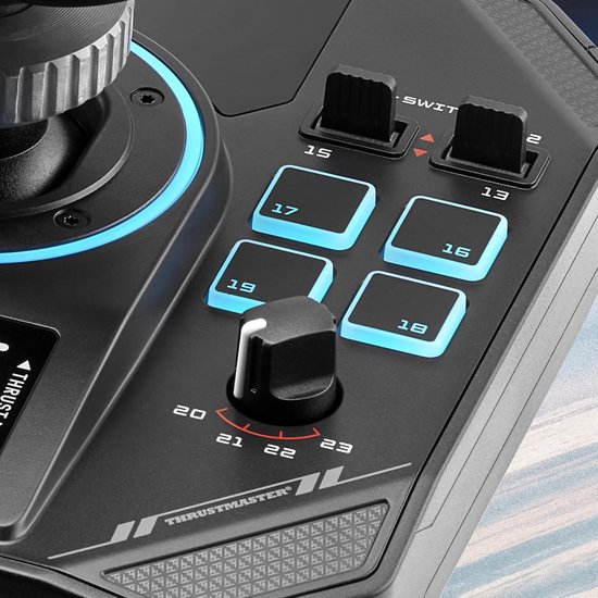 Joystick Voet - Controller Basis - Flightsjim Simulatie - Hall Effect Sensoren - 24 x 29 x 196 cm - Zwart — afbeelding 2