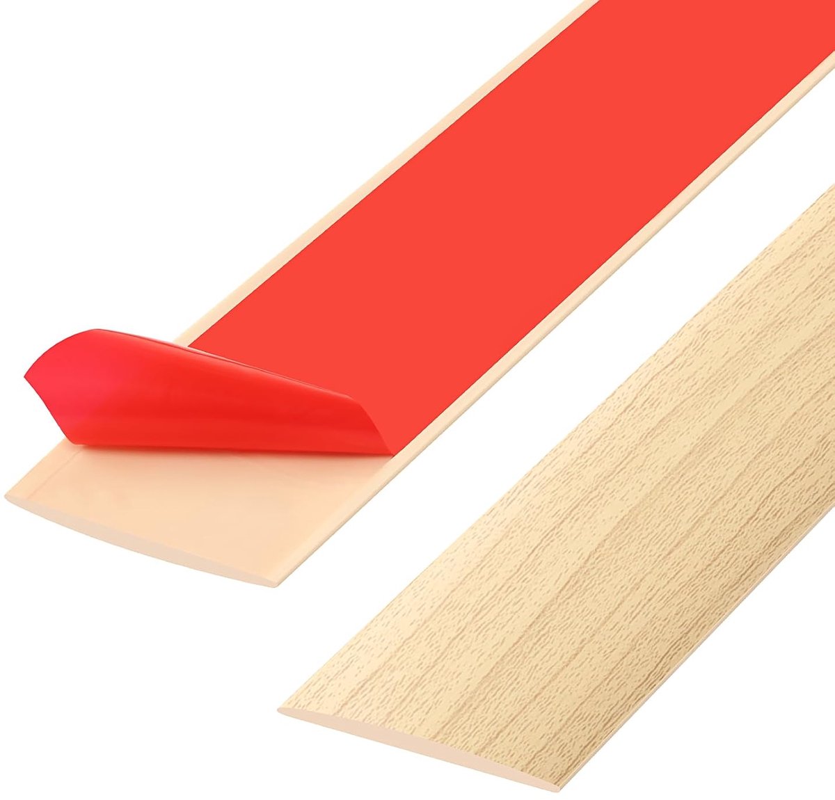 200cm PVC Door Threshold Strips Transition Stripes Flooring Laminate Floor Stripes (200cm-5cm Oak) - ShopVlot