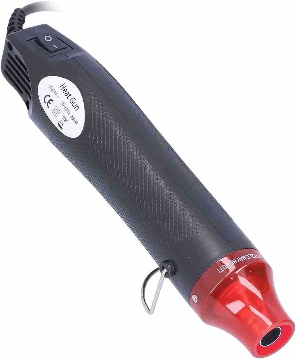 Mini Warmtepistool - Standaard 230V - Draagbaar en Stevig - Voor Krimpfolie en Embossing - Voor Doe-het-zelvers