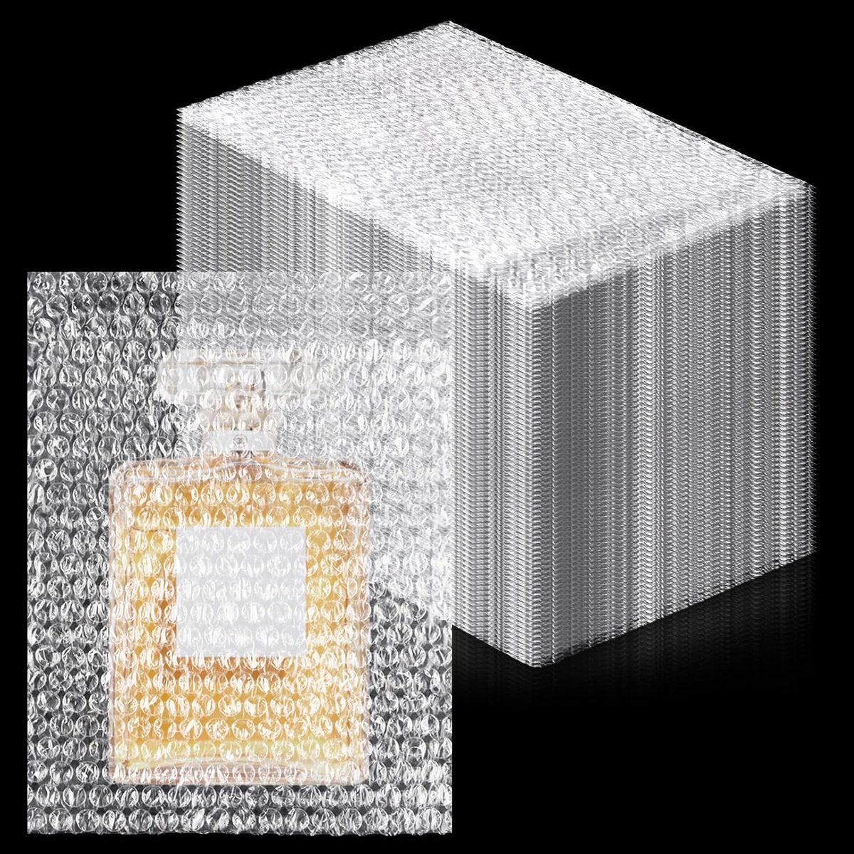 Pack of 200 Bubble Bags 15 x 20 cm Clear Bubble Film for Moving and Shipping Packaging - ShopVlot