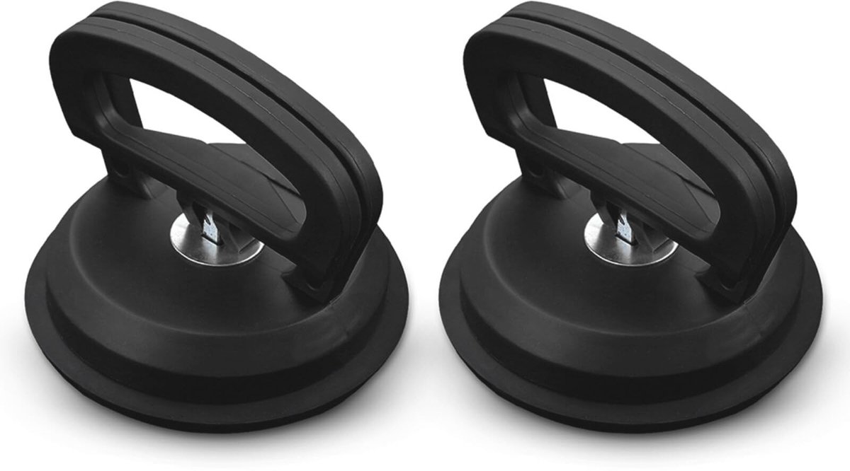 Solidchoice - Set van 2 Zuignappen voor Glas en Tegels tot 70kg