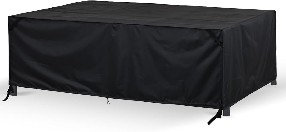 Afdekking voor tuinmeubelen, beschermhoes, tuintafelafdekking, 210 x 80 x 70 cm, winterbestendig, 420D Oxford - ShopVlot
