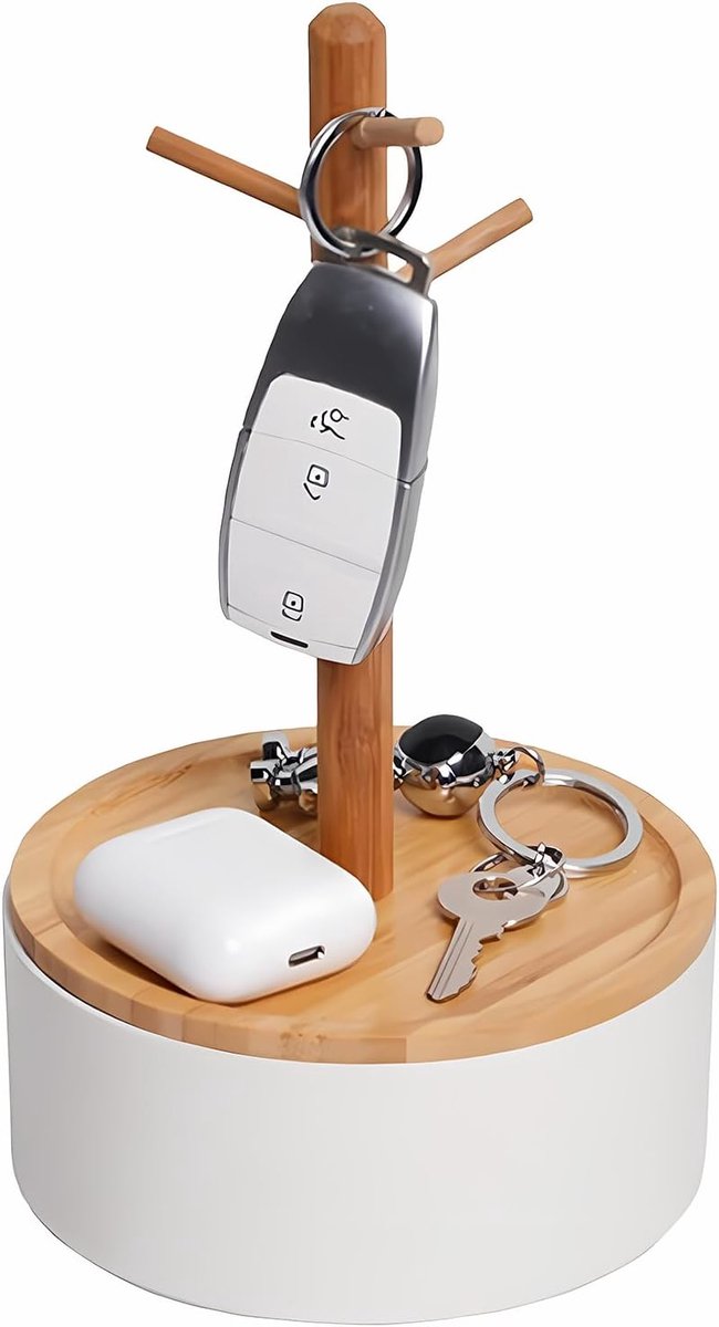 Jewellery box for women, jewellery holder, jewellery stand, tree, earrings, necklaces, display holder, bamboo - ShopVlot