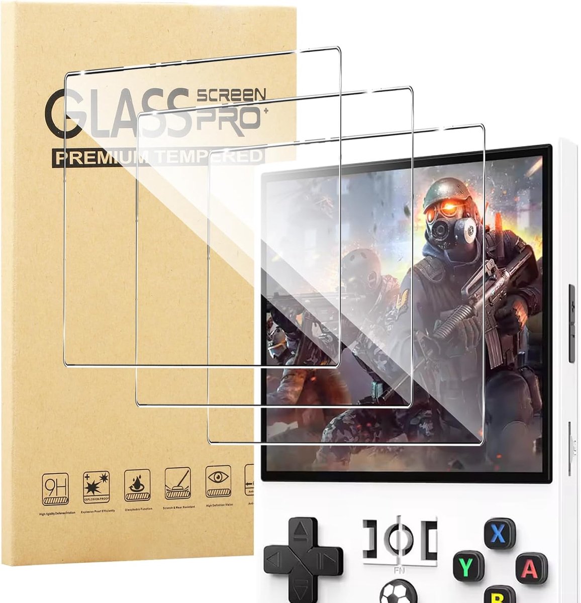 KUSINHOKA Tempered Glass for R36 Max, Hardness 9H Screen Protector, Scratch-Resistant, Bubble-Free, HD Transparent - ShopVlot