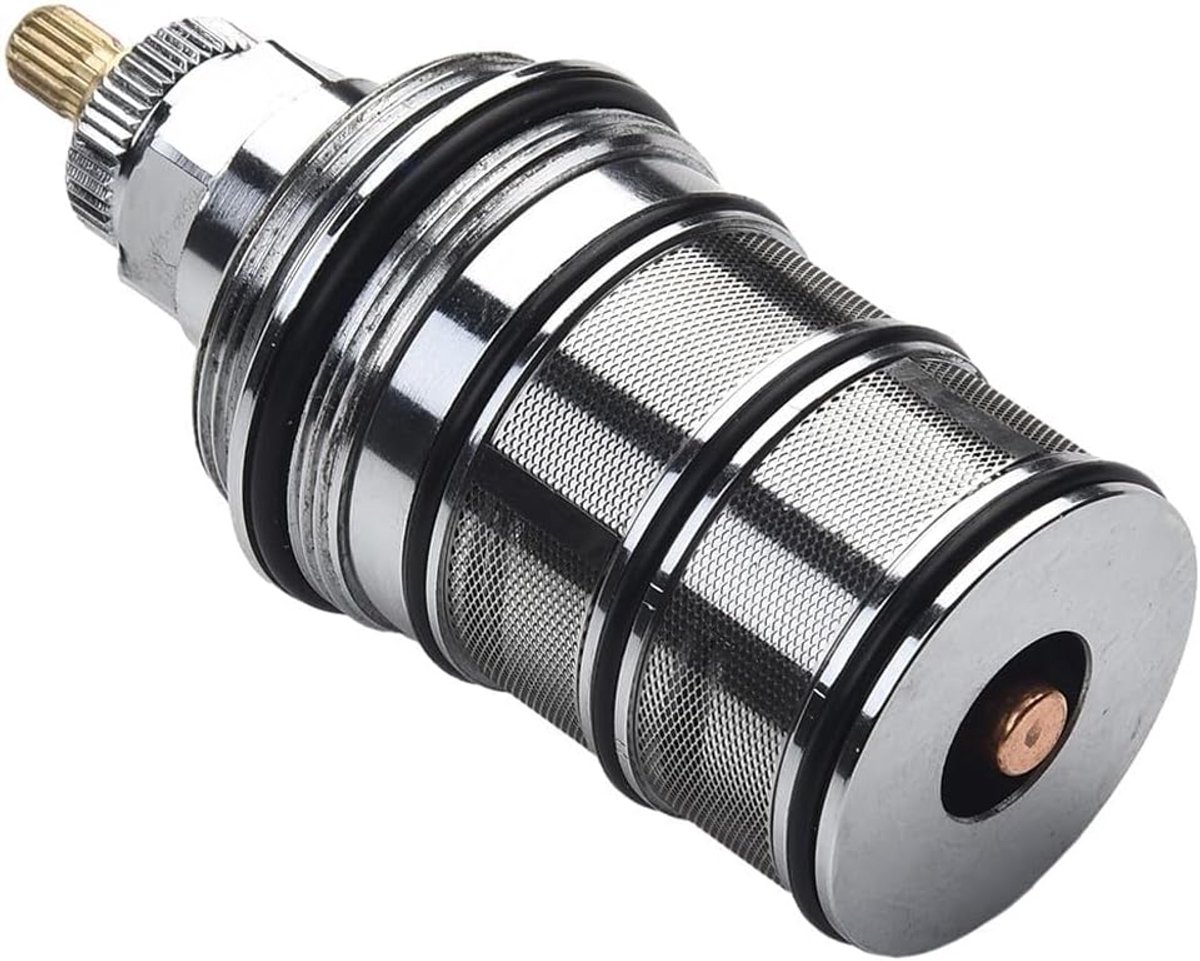 Thermostatic Shower Valve Cartridge Replacement Part, Faucet Cartridge Shower Valve Spare Repair Kit, Tap Cartridge - ShopVlot
