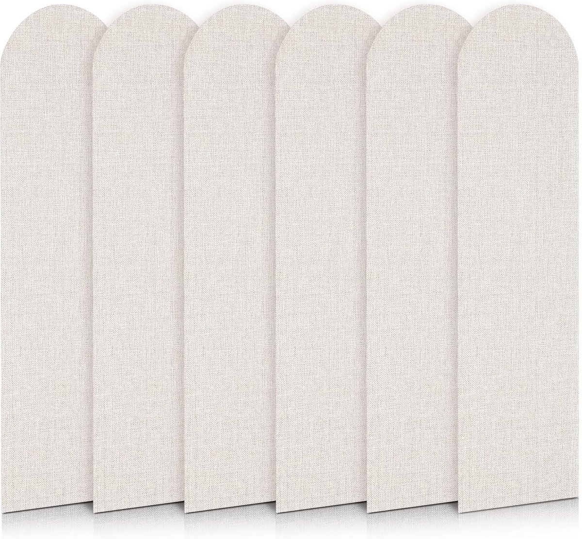 6 Pcs 3D Wall Panels, 5mm Anti Collision XPE Foam Self Adhesive Cladding Panels for Bedroom Kids Room (White) - ShopVlot