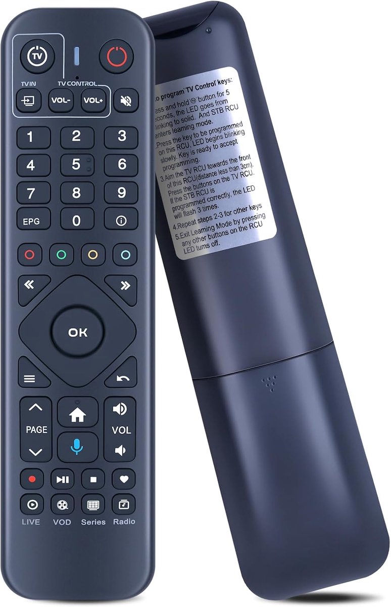 Replacement remote control compatible with Amiko A9 Green+, A9Z BLU, A11 Series Android TV Box - ShopVlot