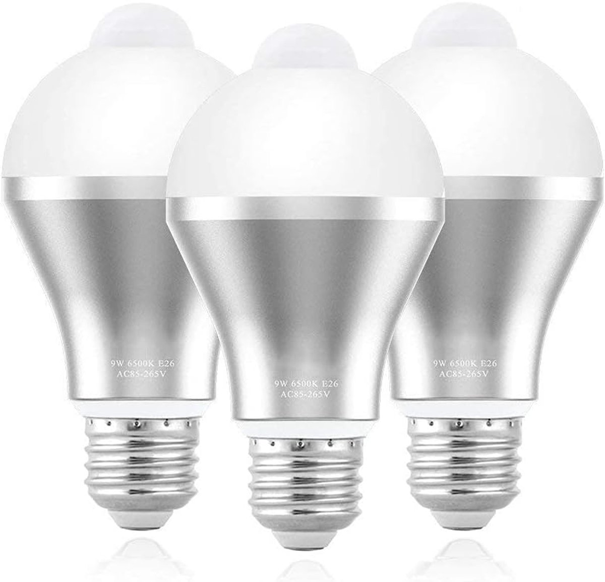 Automatic Sensor Lights, Motion Sensor Lamp, EECOO 9W Smart PIR LED Bulbs Automatic On/Off Security Lights - ShopVlot