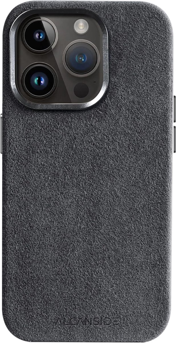 ALCANSIDE Alcantara Case - Compatible with iPhone 14 Pro - Space Grey - ShopVlot