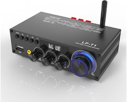 Stereo versterker 2.1 kanaal - Bluetooth 5.1 - Hifi digitale subwoofer - Ideaal voor thuisbioscoop - ShopVlot