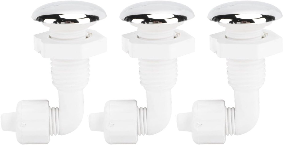 Spa lucht jets vervangingsset 3 stuks - PVC draaibare bubbels - 1,18 inch diameter - voor massagebad en zwembad - ShopVlot