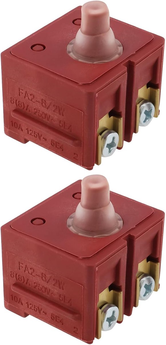 Hoekslijper schakelaar 650579-7 - Compatibel met Makita DGA452 - Stabiele contactpunten - Betrouwbare aan/uit bediening - ShopVlot