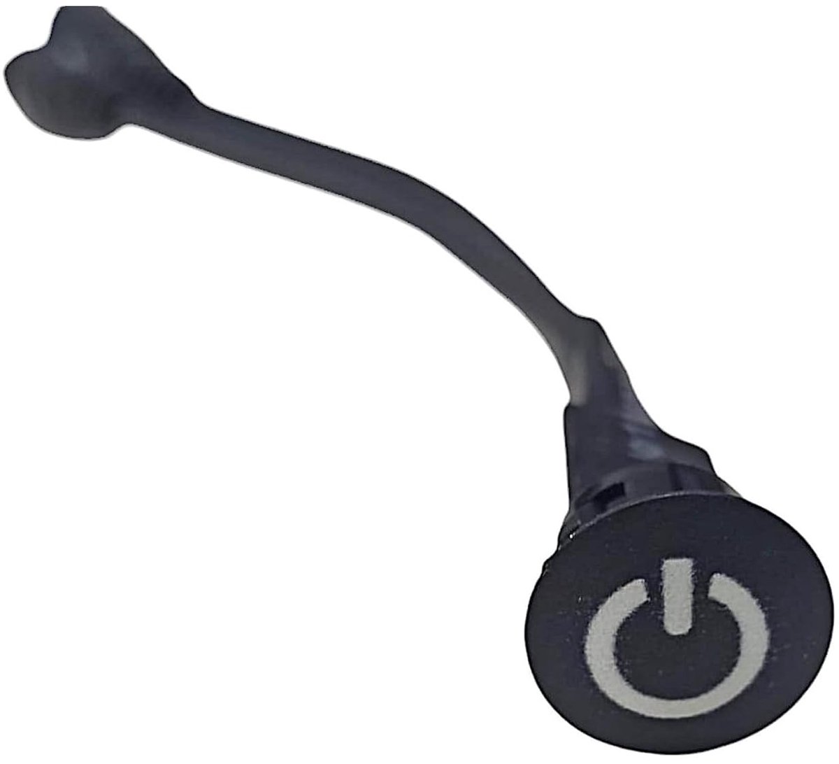 Dimmerswitch voor LED strips - cilindrische inbouw dimmer - zwart - eenvoudig dimmen en schakelen - ShopVlot