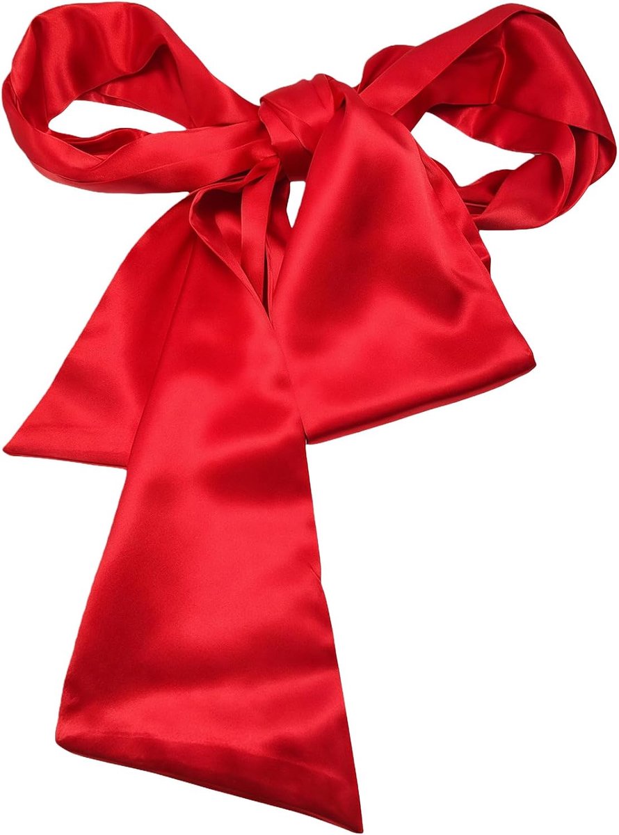 Satiens riem 250 cm - rode kleur - lange tailleband - perfect voor bruiloften - ShopVlot