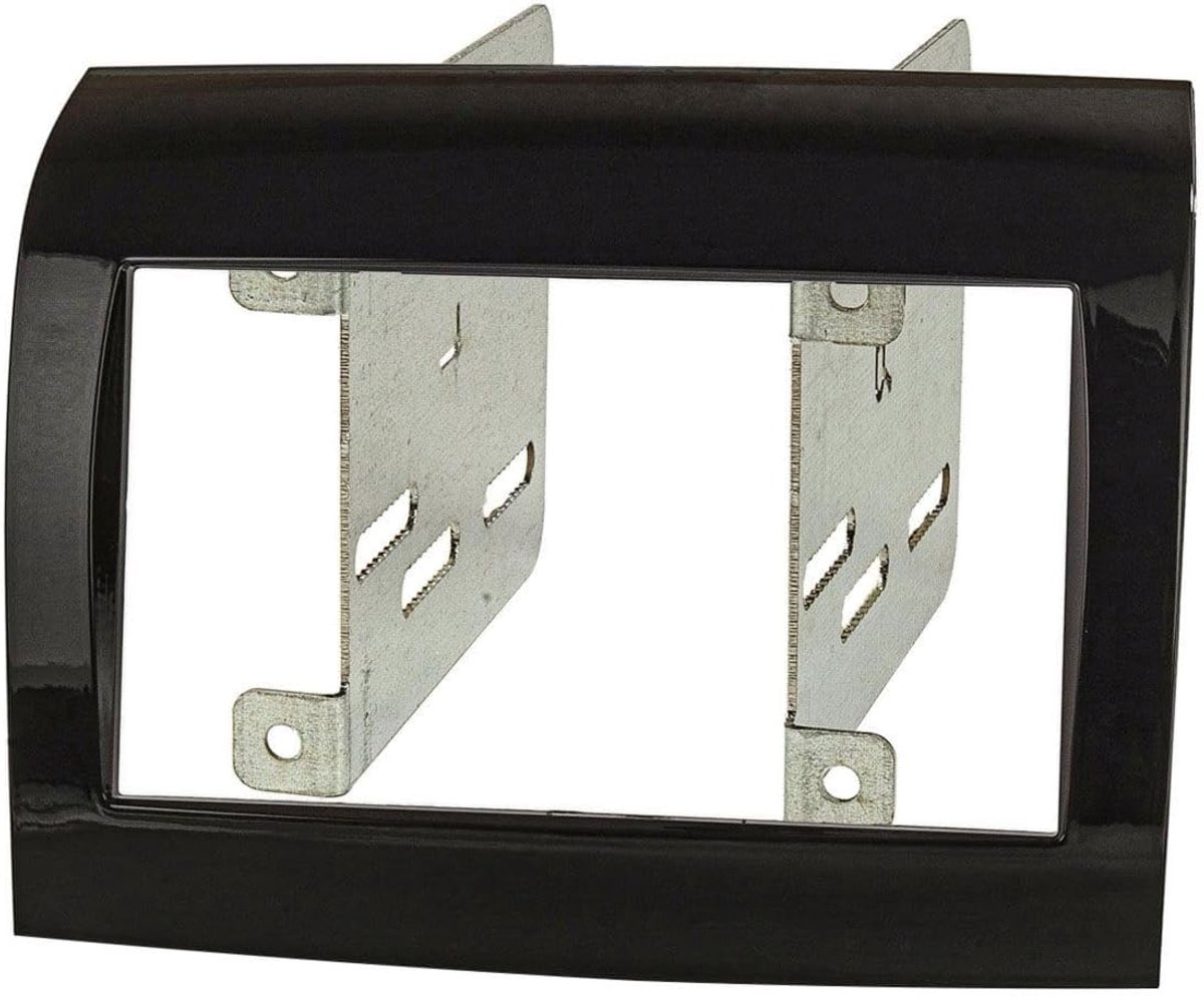 double DIN radio paneel - piano lak zwart - geschikt voor FIAT Ducato en Peugeot Boxer - vervang uw originele radio - ShopVlot