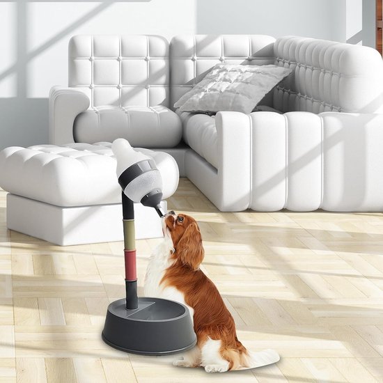 Multifunctionele Automatische Waterdispenser voor Katten en Honden met Verstelbare Hoogte - Ideaal voor Huisdieren en Gemakkelijk in Gebruik (Donkergrijs) — afbeelding 3