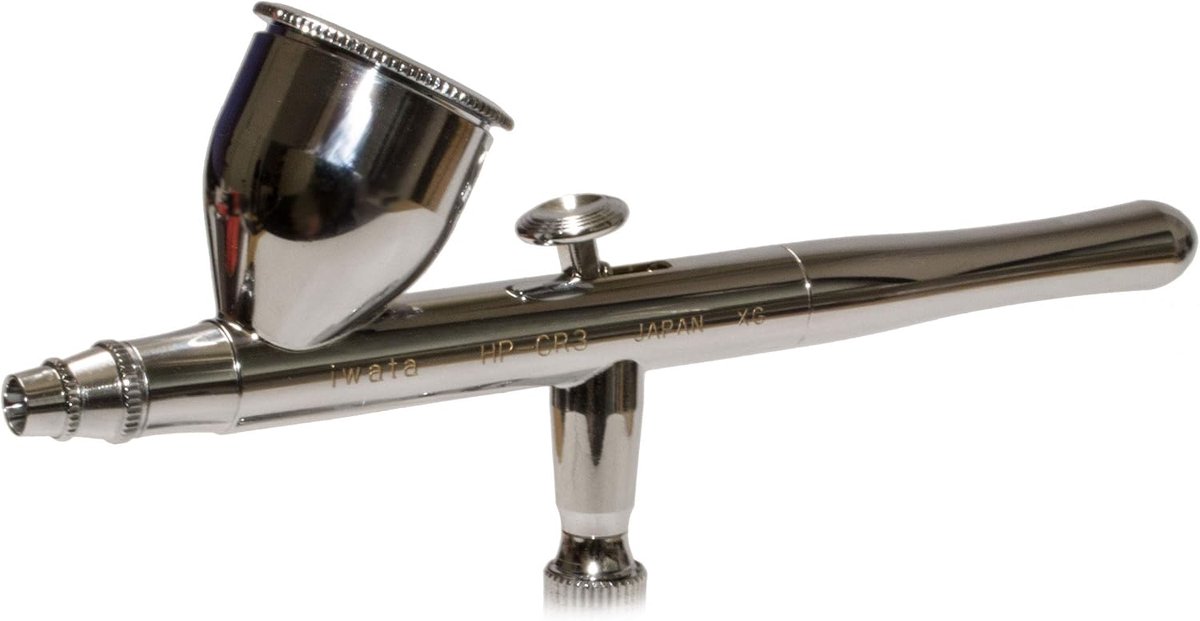 Airbrush 0.3mm - Gravity Feed met 5ml vloeistofkop - Ergonomisch ontwerp - Perfect voor alle vaardigheidsniveaus - ShopVlot