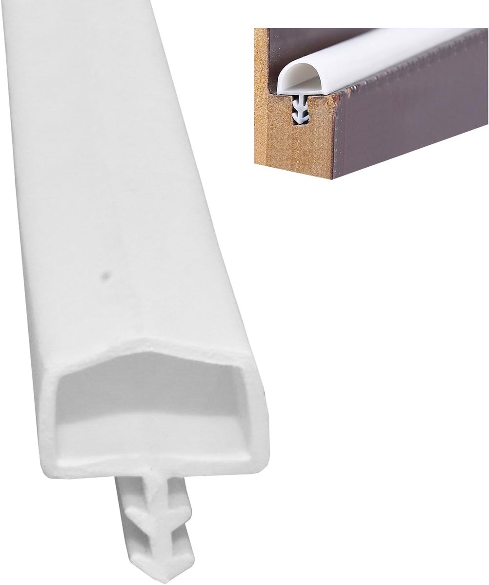 Deurrubber 10 m x 12 mm - TPE rubber - Geluidsisolatie - Voor deuren en ramen - ShopVlot