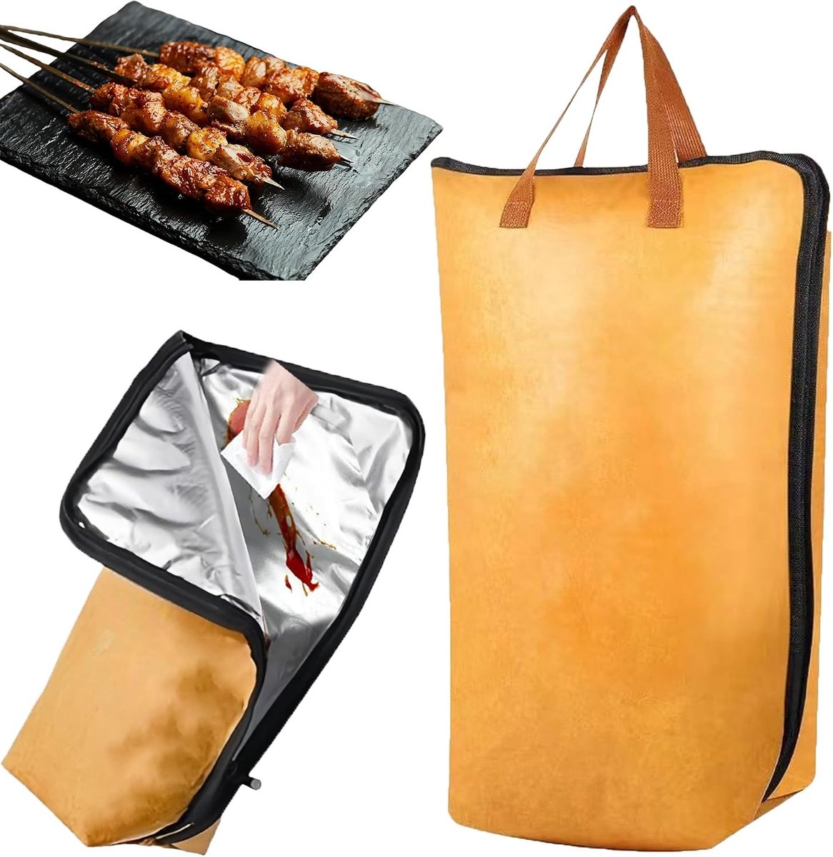 BBQ deken 21-inch - vijf-laags isolatie - olie- en vlekkebestendig - houdt vlees sappig en smaakvol - ShopVlot