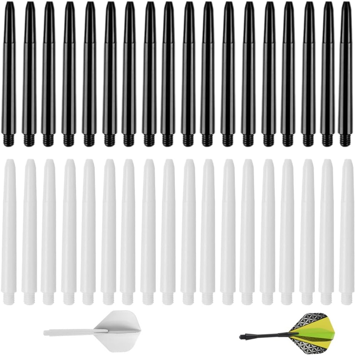 Dartschachten 50 stuks - nylon - robuust - ideaal voor dartspelers - ShopVlot