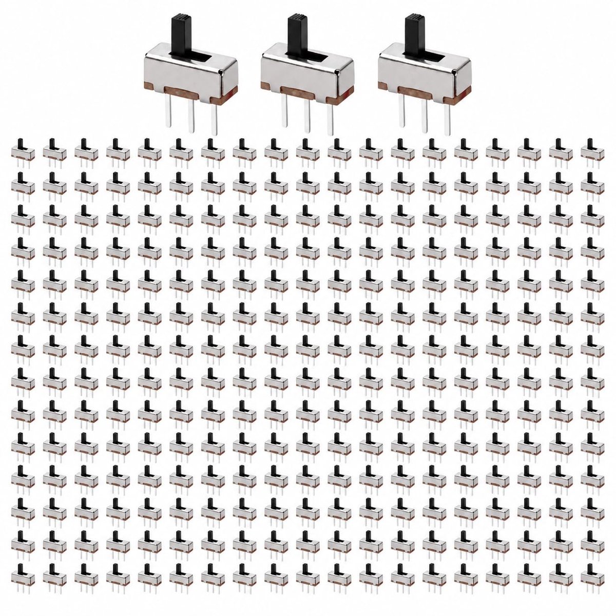 300 stuks mini-schakelaars - 3-polige microschakelaars - betrouwbare handmatige bediening - ShopVlot