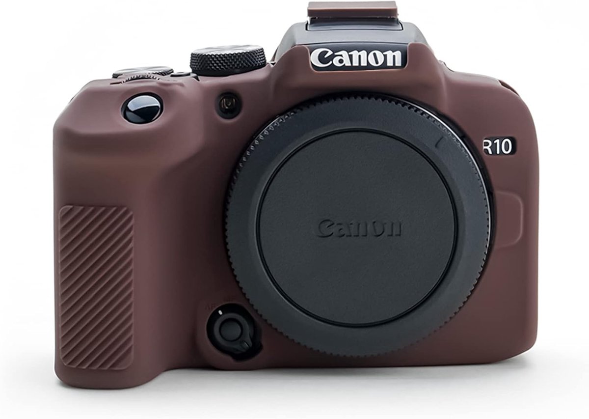 Siliconen hoes voor Canon EOS R10 - Lichtgewicht en zacht rubber - Bescherming tegen schade - Eenvoudig mee te nemen - ShopVlot