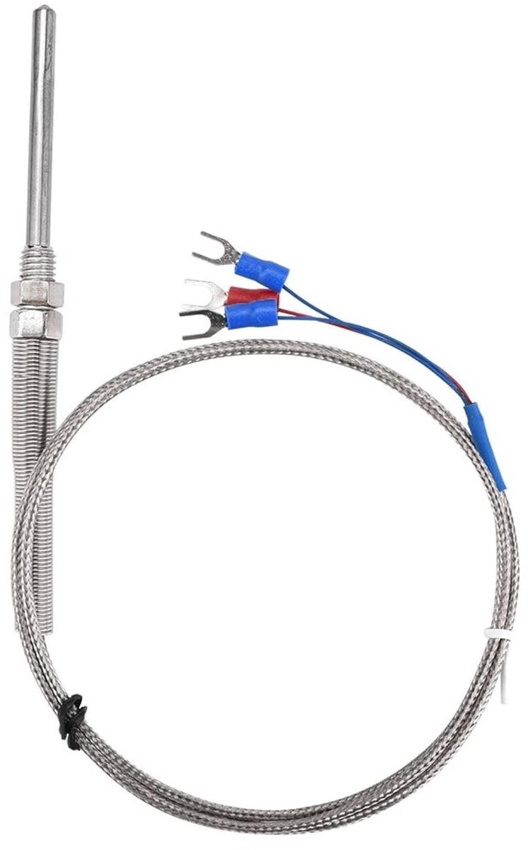 PT100 thermoelement 0 - 400 °C - M8 draad - platinum weerstandsthermometer - nauwkeurige temperatuurmeting - ShopVlot
