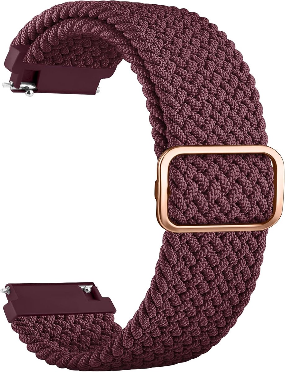 Horloge band 20 mm 22 mm - gevlochten elastisch - voor vrouwen en mannen - comfortabele pasvorm - ShopVlot