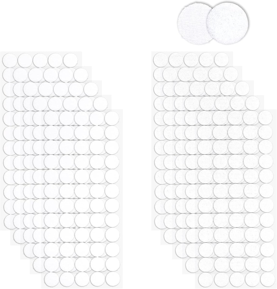 Zelfklevende Dots 20 mm - Set van 600 - Ronde, Dubbelzijdige Plakband - Ideaal voor Papier en Plastic - ShopVlot