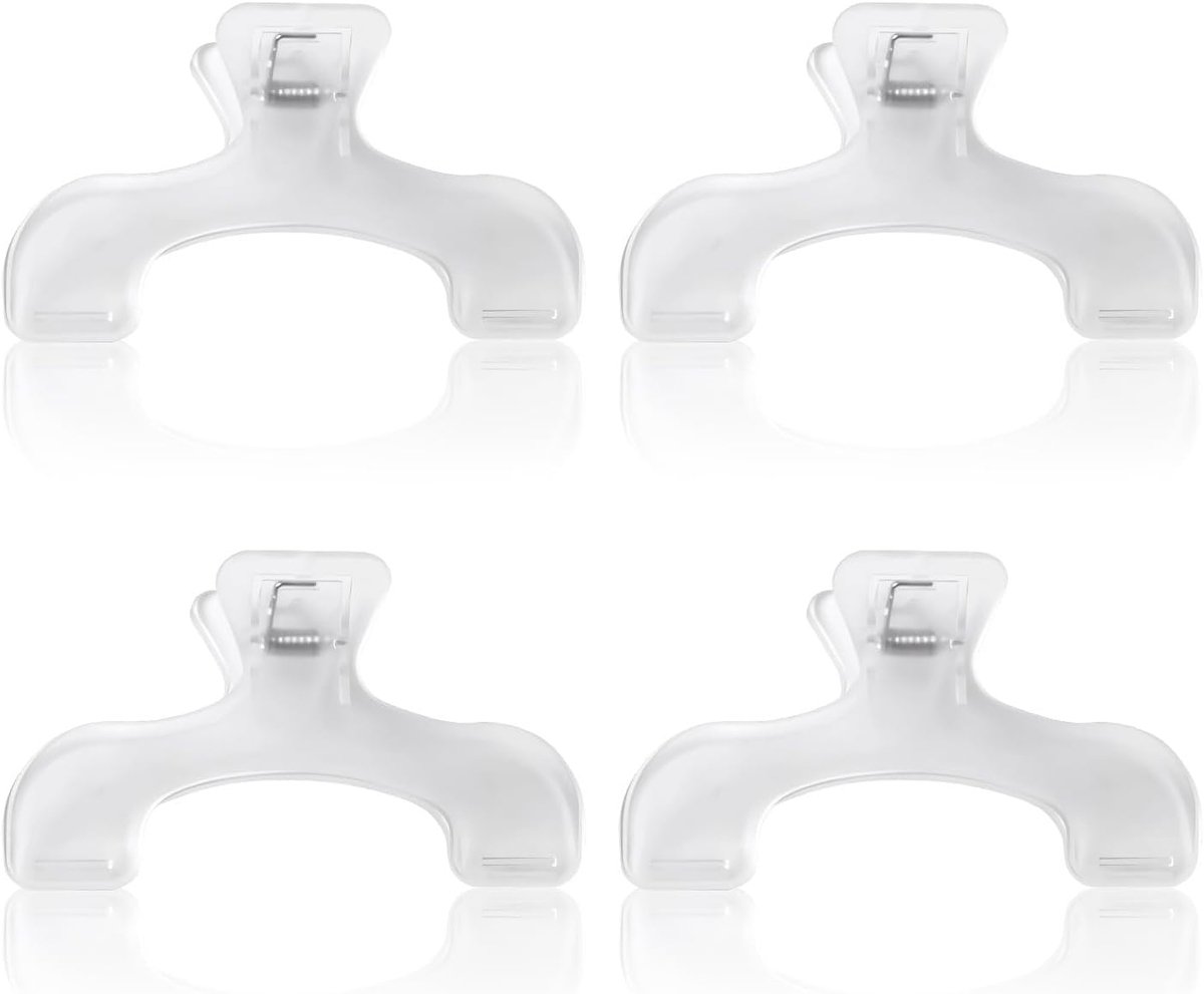Boekpagina houder clip 4 stuks - transparant PP - handsfree boekopener - ideaal voor lezen en notities - ShopVlot