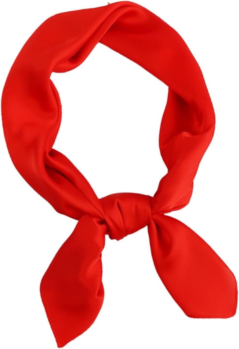 Elegante Satijnen Sjaal 70 x 70 cm | Lichtgewicht Vierkante Sjaal voor Haar, Tas en Dagelijks Gebruik | Stijlvolle Accessoire voor Kantoor en Reizen
