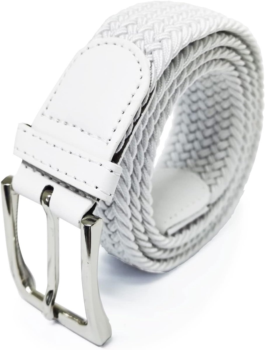 Elastische stof riem - gevlochten design - unisex - perfect voor casual gebruik - ShopVlot
