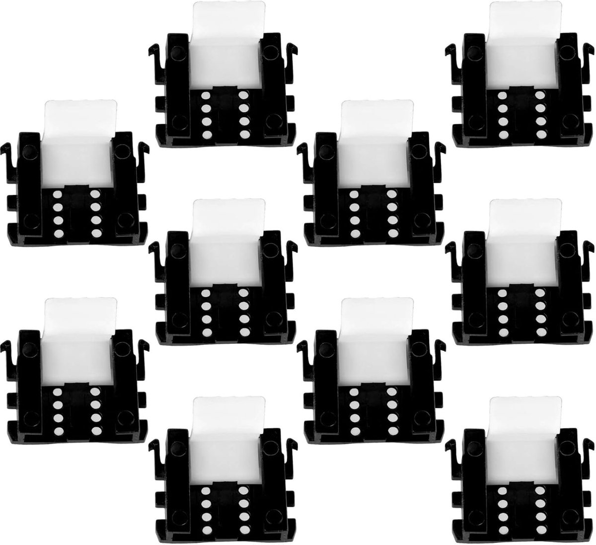 Plintenbeugels Set van 10 Stuks - Voor 16mm Plinten - Hoogte verstelbaar - Eenvoudige montage zonder gereedschap - ShopVlot